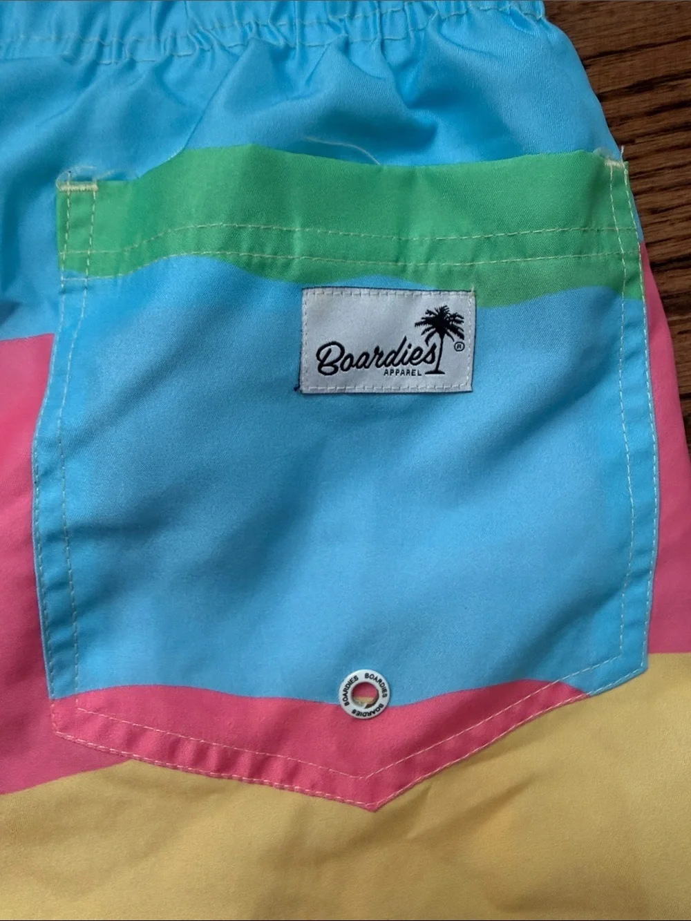 Boardies Stripe Swim Trunks